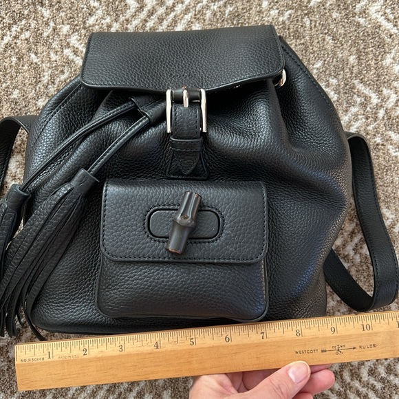 Black Gucci Backpack, like new, never used - Picture 6 of 7